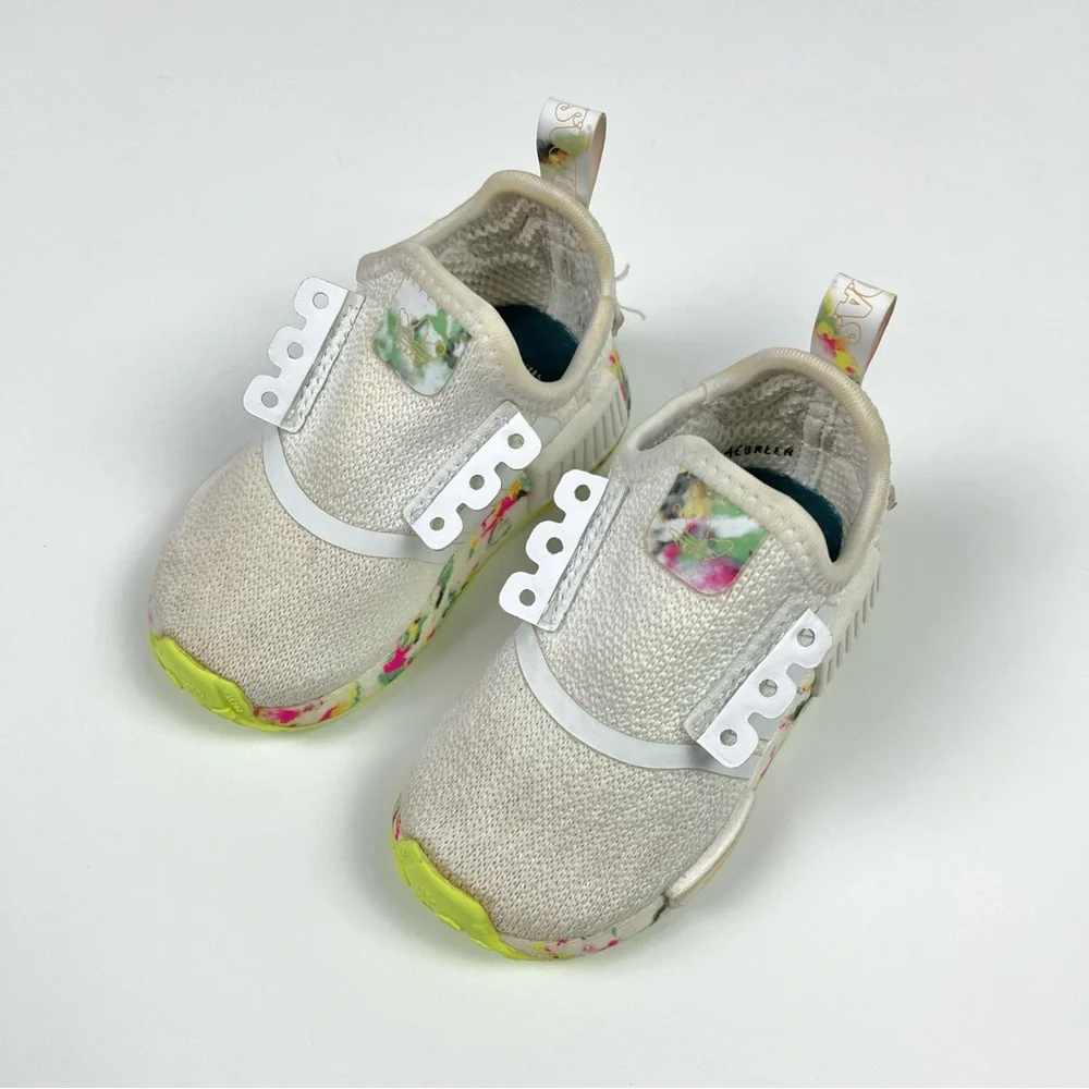 Adidas NMD R1 White Summer Toddler Sneakers